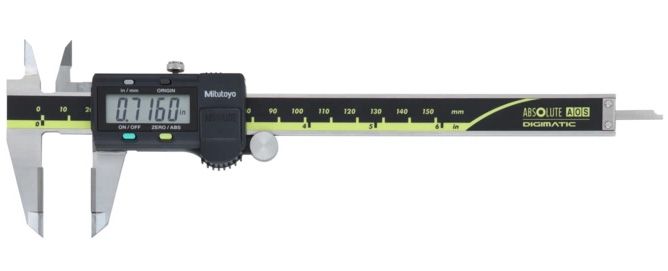 Mitutoyo ABSOLUTE AOS Digimatic keményfém betétes digitális tolómérő, 0-6", 0.0005" (0.01 mm) (500-175-30) termék fő termékképe