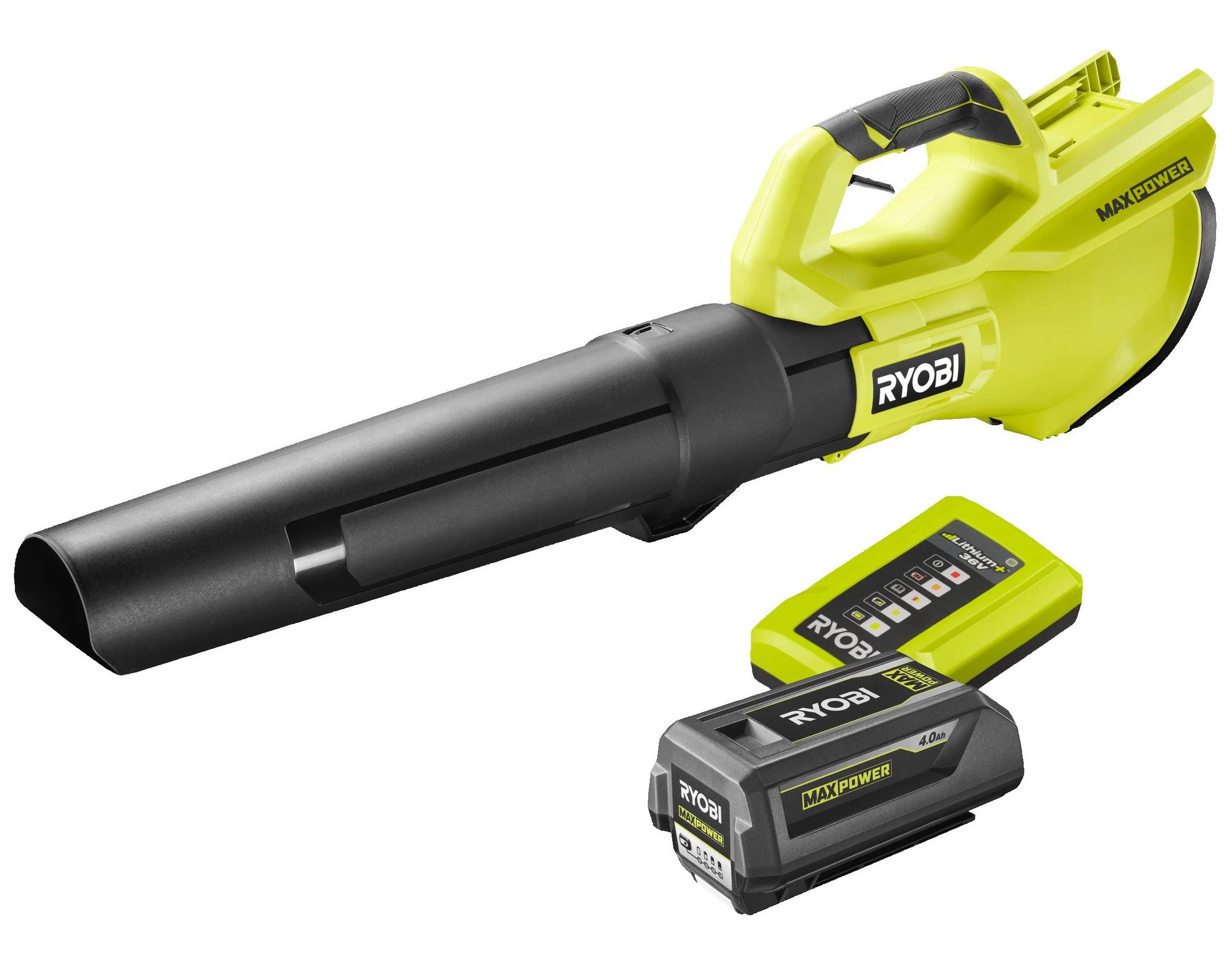 Ryobi RY36BLB-140 akkus lombfúvó (1 x 4.0 Ah Li-ion akkuval) termék fő termékképe