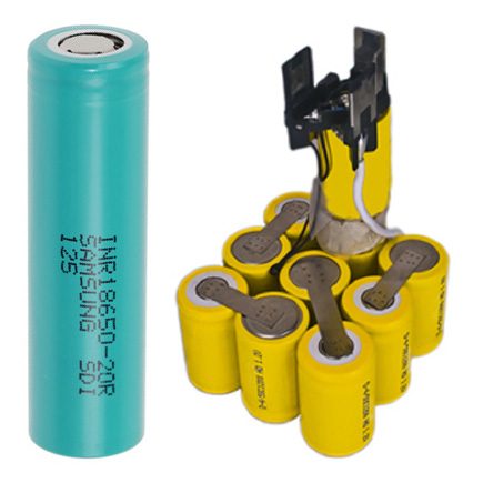 3.6 V -os Li-ion akkumulátor felújítás, 1.3-2.0 Ah -ig (felújítás utáni kapacitás: 2.0 Ah) termék fő termékképe