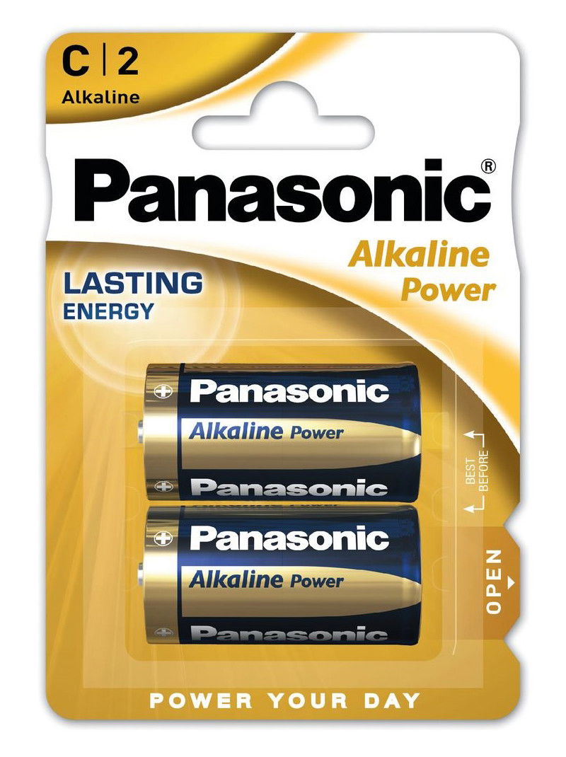 Panasonic LR14APB-2BP ALKALINE POWER alkáli tartós elem, C (baby), 2 db/bliszter termék fő termékképe