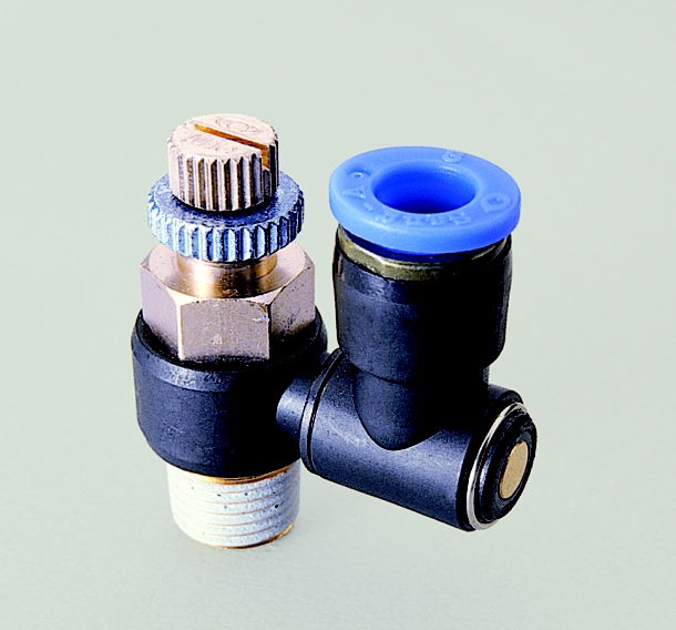 Rectus fojtó-visszacsapószelep, elforgatható, 4mm x M5 termék fő termékképe