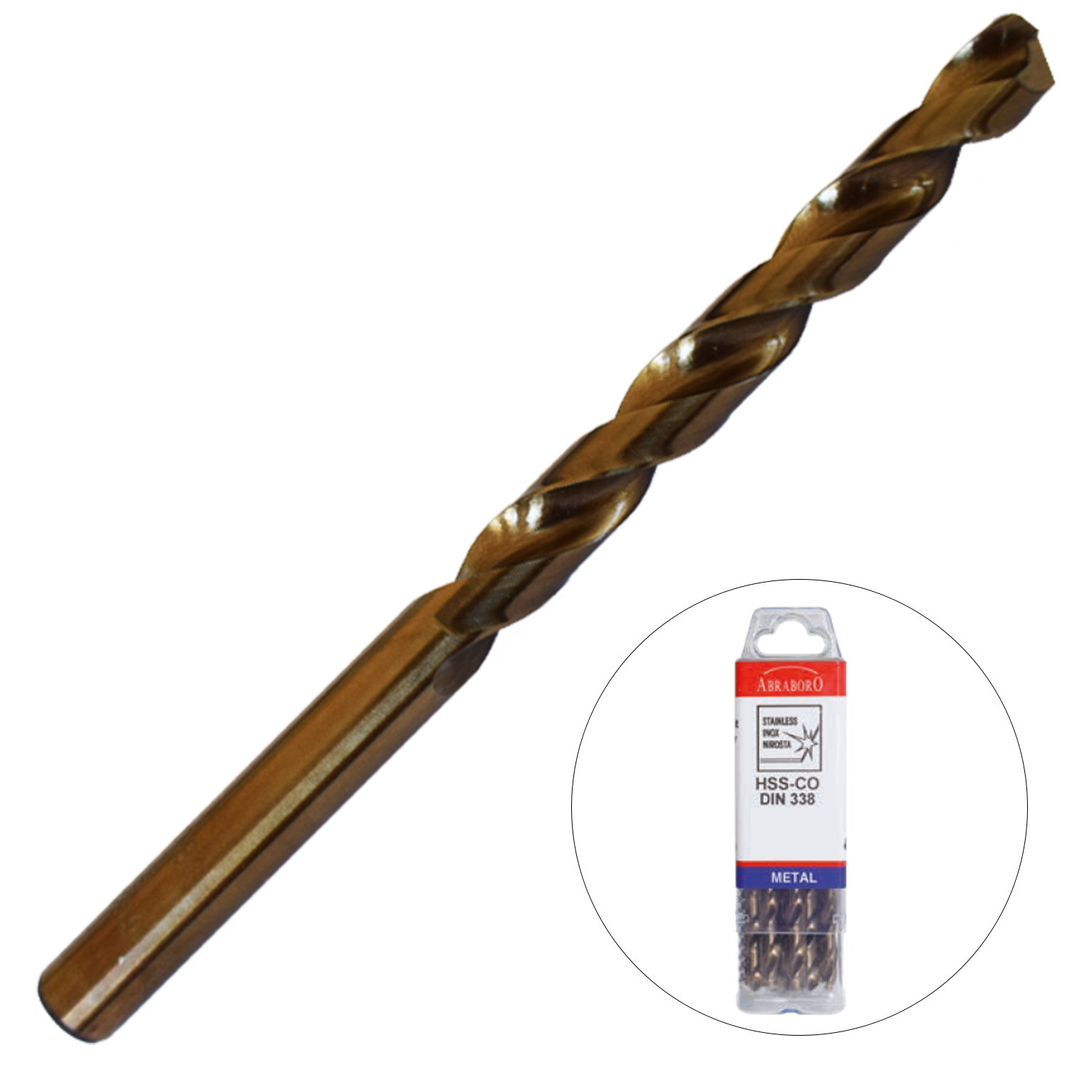 Abraboro 3 x 61 / 33 mm HSS-Co fémcsigafúró X-Pack, 10 db/csomag termék fő termékképe