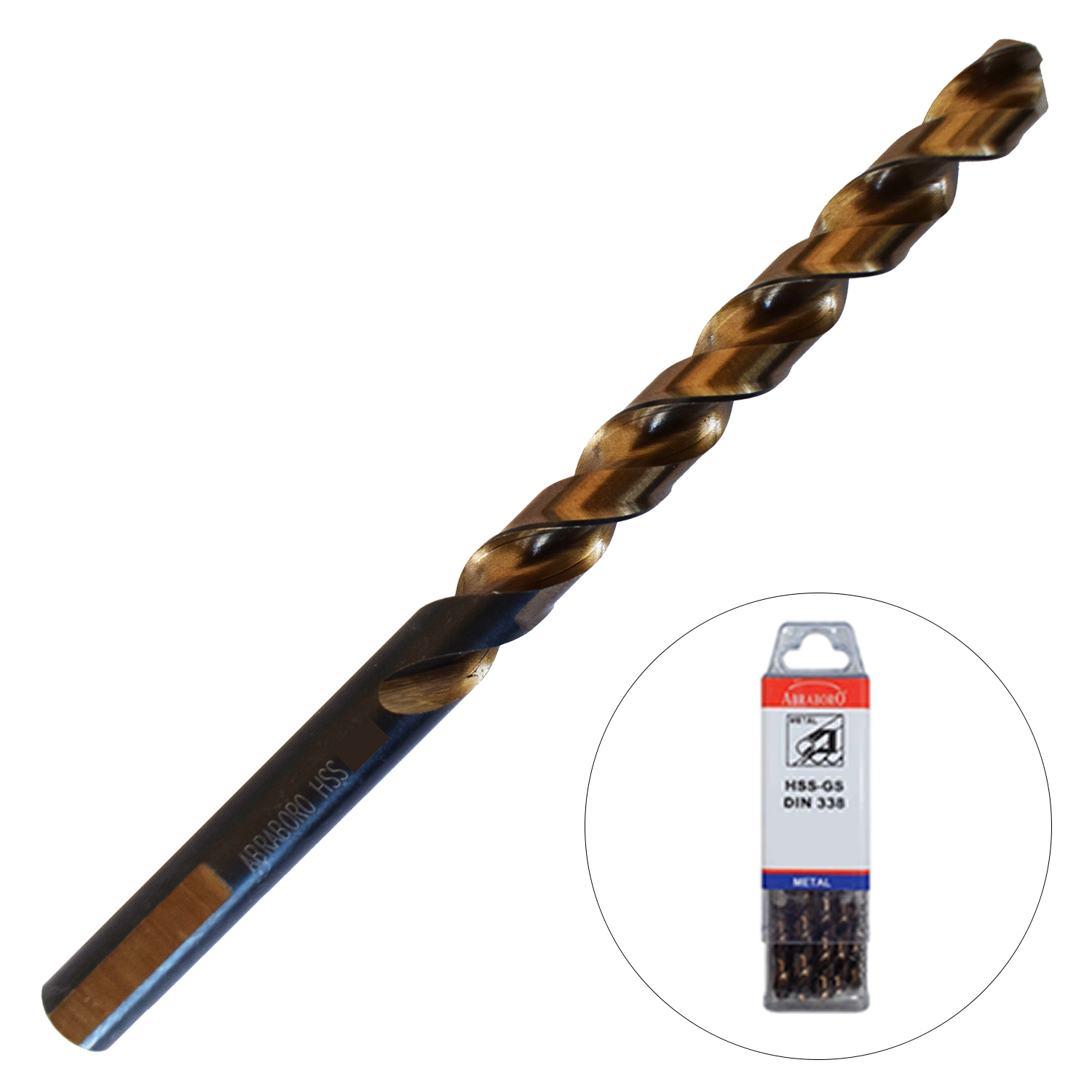 Abraboro 4.8 x 86 / 52 mm MULTISPEED HSS-GS fémfúró háromszög szárral X-Pack, 10 db/csomag termék fő termékképe