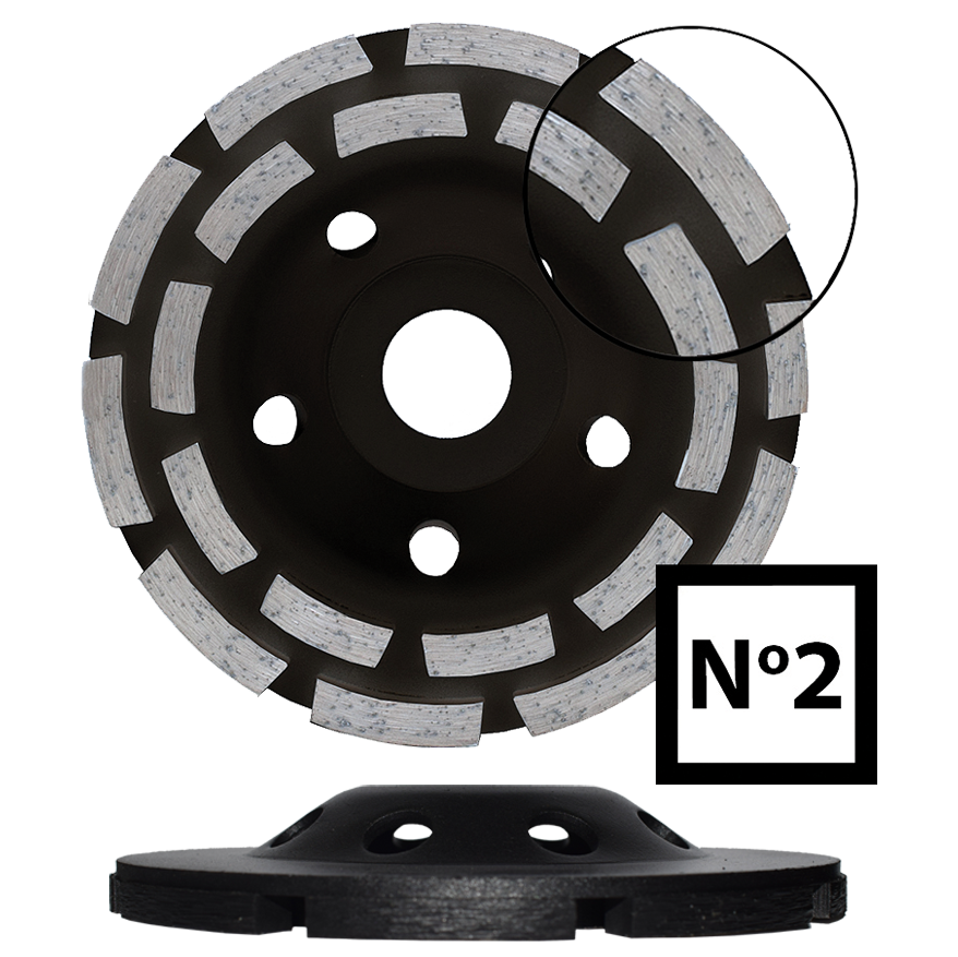 Abraboro 125 x 22.23 mm No.2 gyémántszemcsés betoncsiszoló termék fő termékképe