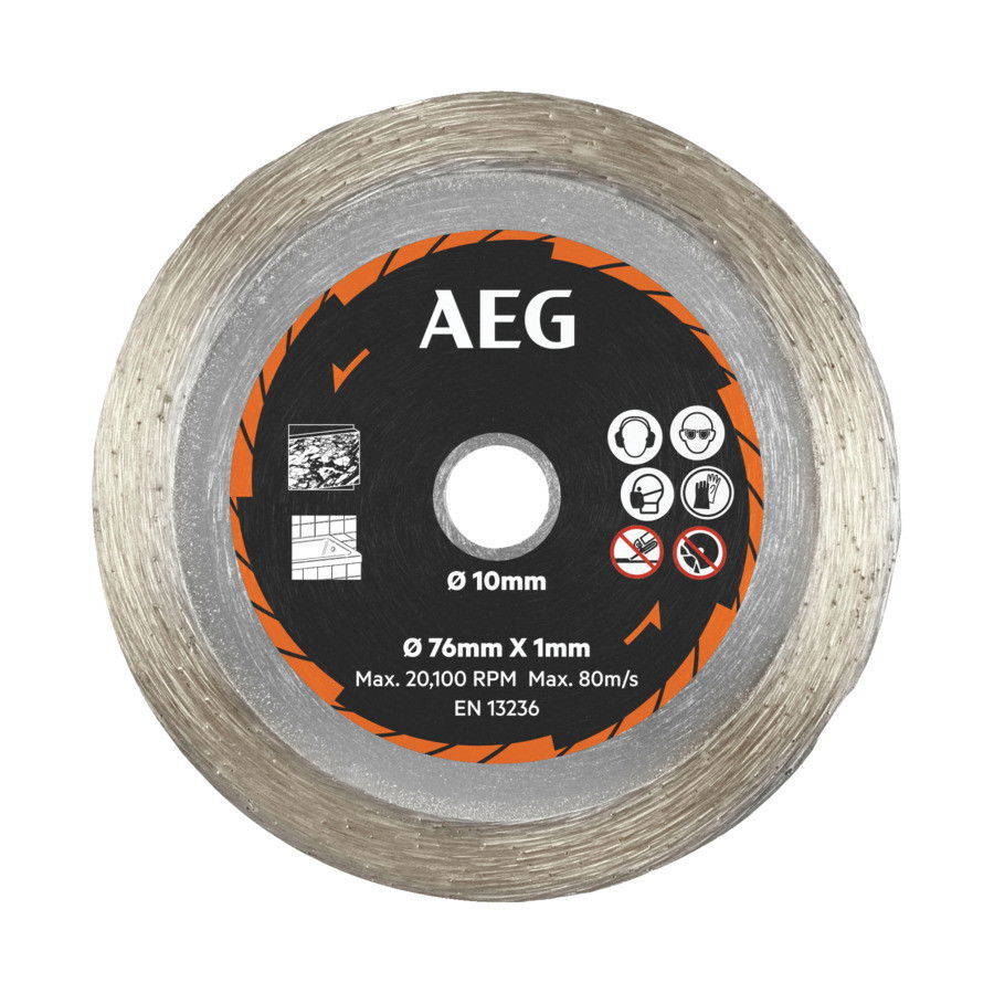 AEG 18 V subkompakt multidaraboló csempevágó vágótárcsa 76x1mm, 1 db termék fő termékképe