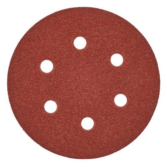 Milwaukee Tépőzáras csiszolólap, Ø 150 mm, 6 lyukú, 40-es finomság, 10 db/csomag termék fő termékképe