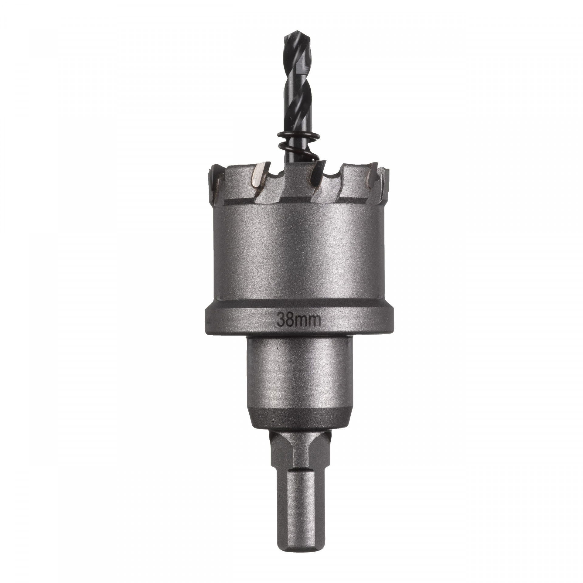 Milwaukee TCT rozsdamentes acél lyukfűrész, 10 mm-es 3-oldalú befogás, Ø38 mm termék fő termékképe