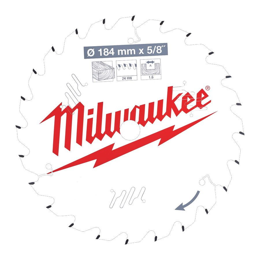 Milwaukee CSB P W körfűrészlap 184/15.87/24ATB termék fő termékképe